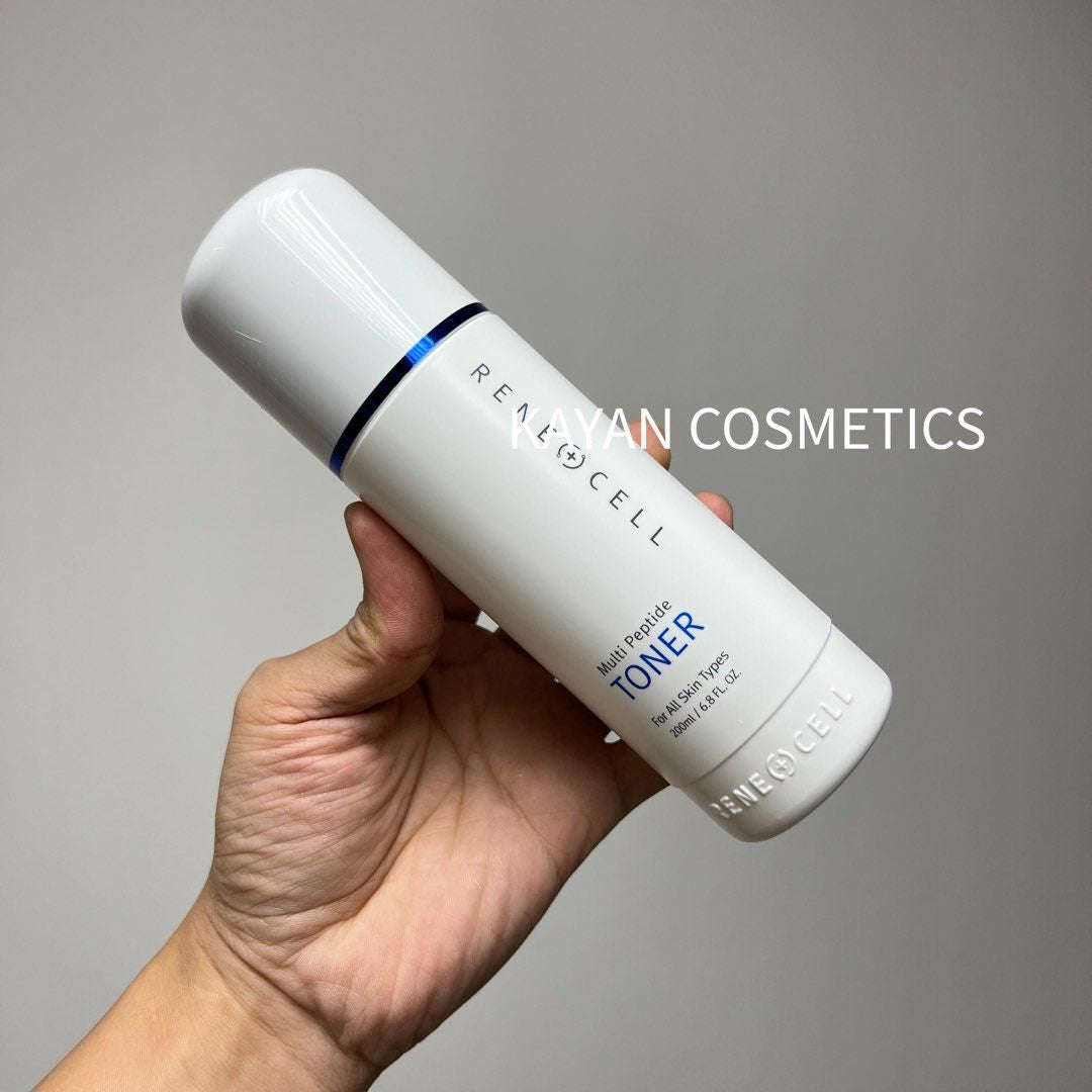 包順豐 韓國 Rene-cell Multi Peptide Toner 多肽水 爽膚水噴霧酵素化妝水 200ml。Rene Cell ReneCell Rene+Cell