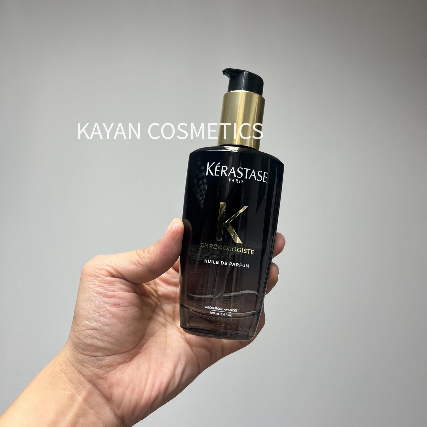 包順豐 KERASTASE 卡詩 逆時光至臻香氛修護精華 黑鑽精油魚子醬香氛護髮油 100ml KERASTASE  K GHRONOEOGISTE HUILE DE PARFUM