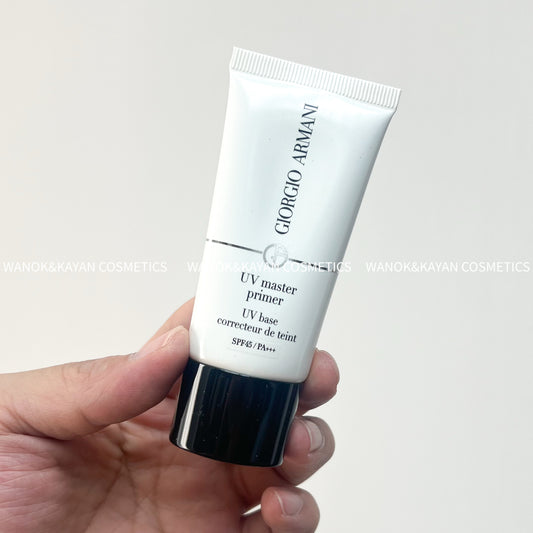 包順豐 Armani 阿瑪尼 晶柔光韻小白嬌紫色妝前乳隔離 保濕提亮防曬 UV master primer UV base correcteur de teint SPF45 / PA+++