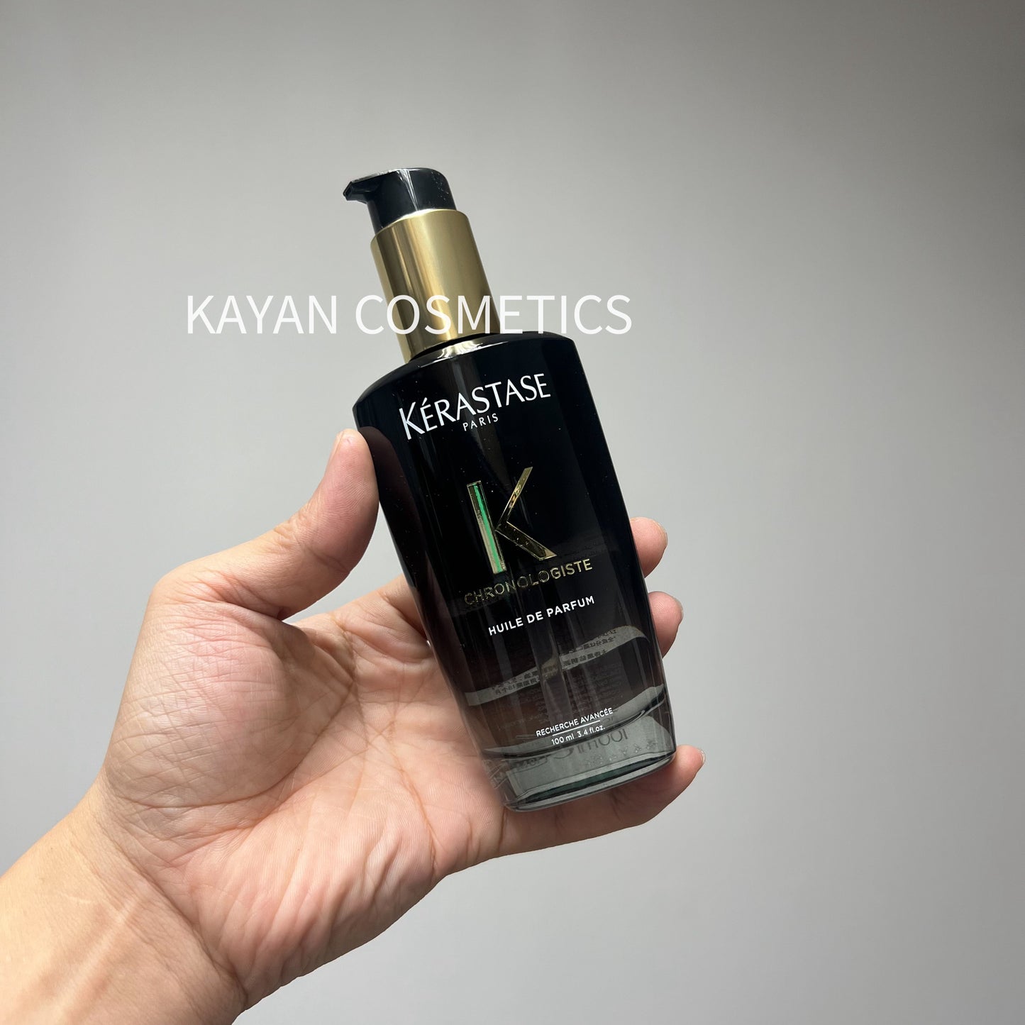 包順豐 KERASTASE 卡詩 逆時光至臻香氛修護精華 黑鑽精油魚子醬香氛護髮油 100ml KERASTASE  K GHRONOEOGISTE HUILE DE PARFUM