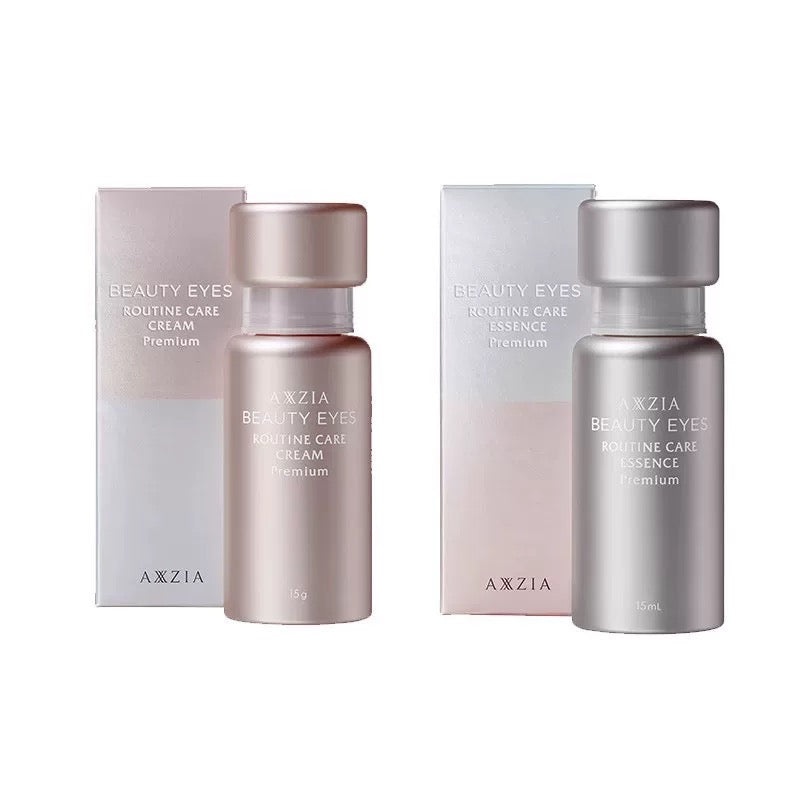 包順豐 日本 曉姿 axxzia 眼霜 眼精華 15ml BEAUTY EYES ROUTINE CARE CREAM Premium / BEAUTY EYES ROUTINE CARE ESSENCE Premium