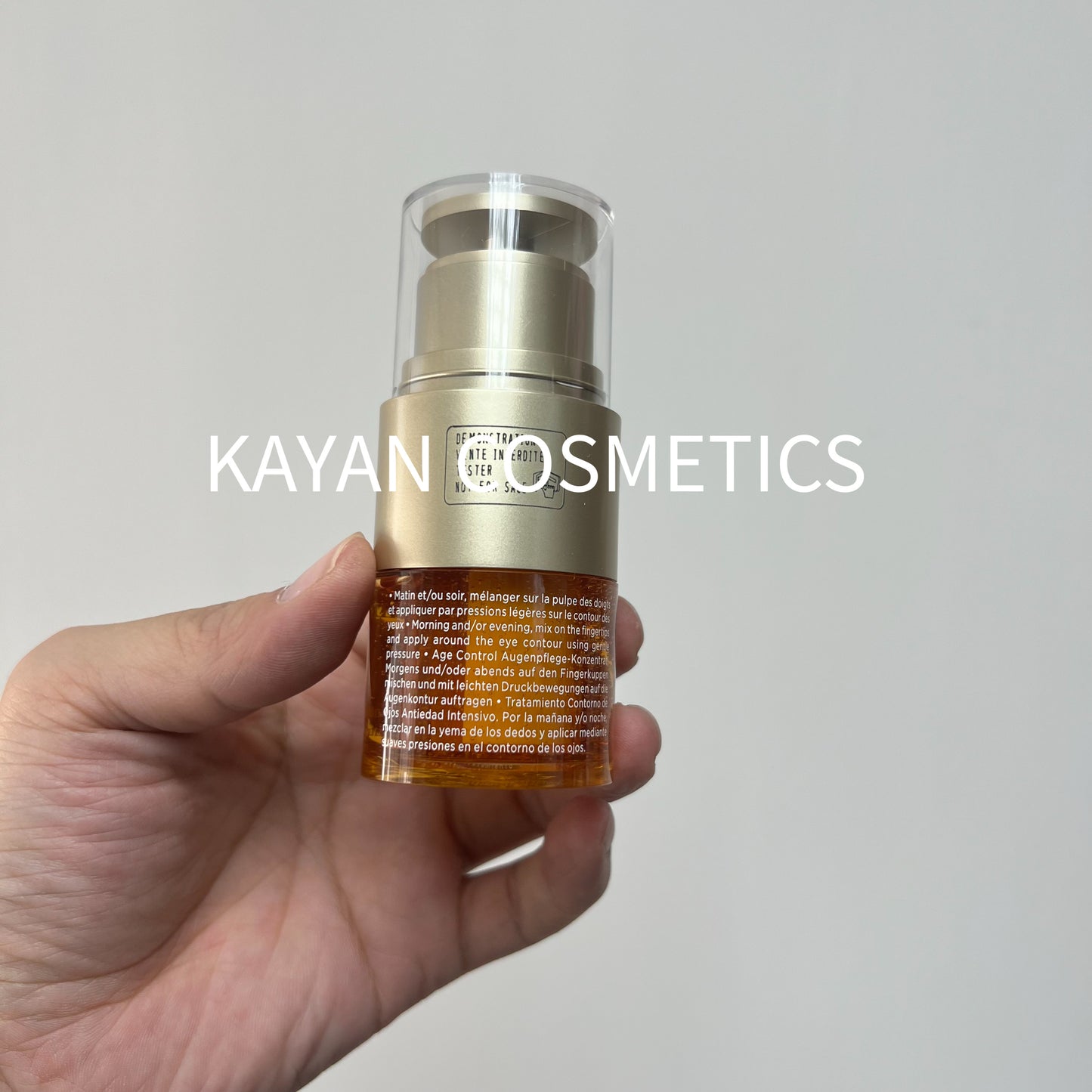 包順豐 clarins 雙萃賦活精華眼霜2 In 1 -  20ml 雙萃眼部精華20ml淡化細紋眼紋黑眼圈抗皺緊致眼霜 嬌韻詩 Double Serum [Hydrolipidic System] eye