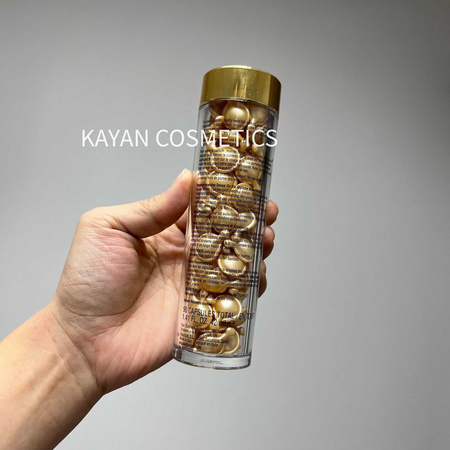 包順豐 Elizabeth Arden 金裝時空修護膠囊 90粒裝 ADVANCED: Ceramide Capsules Daily Youth Restoring Serum 42ml