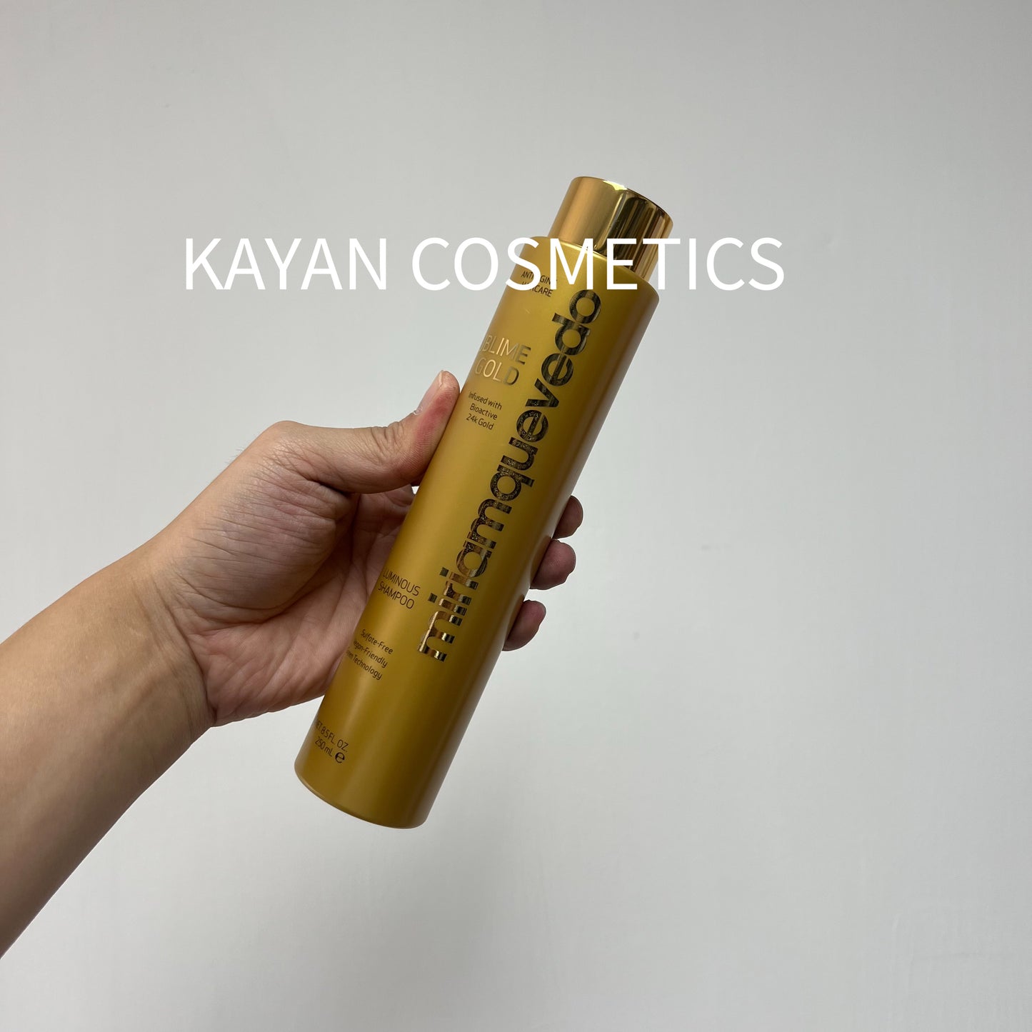 包順豐 MiriamQuevedo SUBLIME GOLD 迷蓮卡薇 黃金洗髮水護髮素髮油250ml亮澤毛躁潔淨 mq