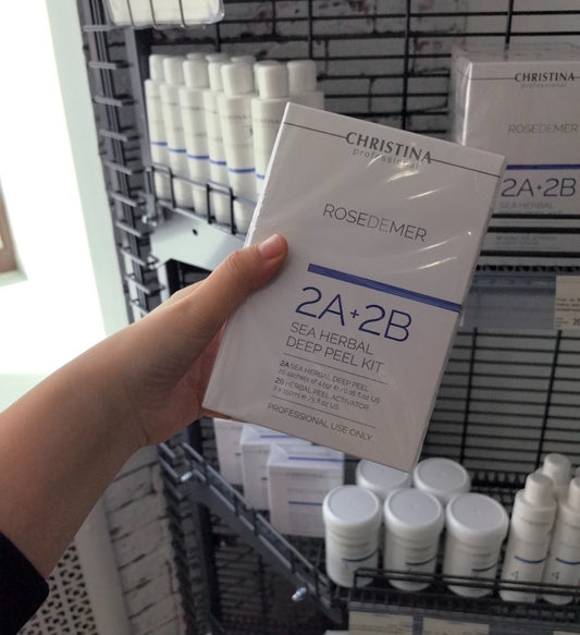 好評包順豐 christina 科蘊蘭 海洋煥膚套裝 阿拉丁煥膚  2支 2B激活液+20包2A粉末  2A+2B SEA HERBAL DEEP PEEL KIT