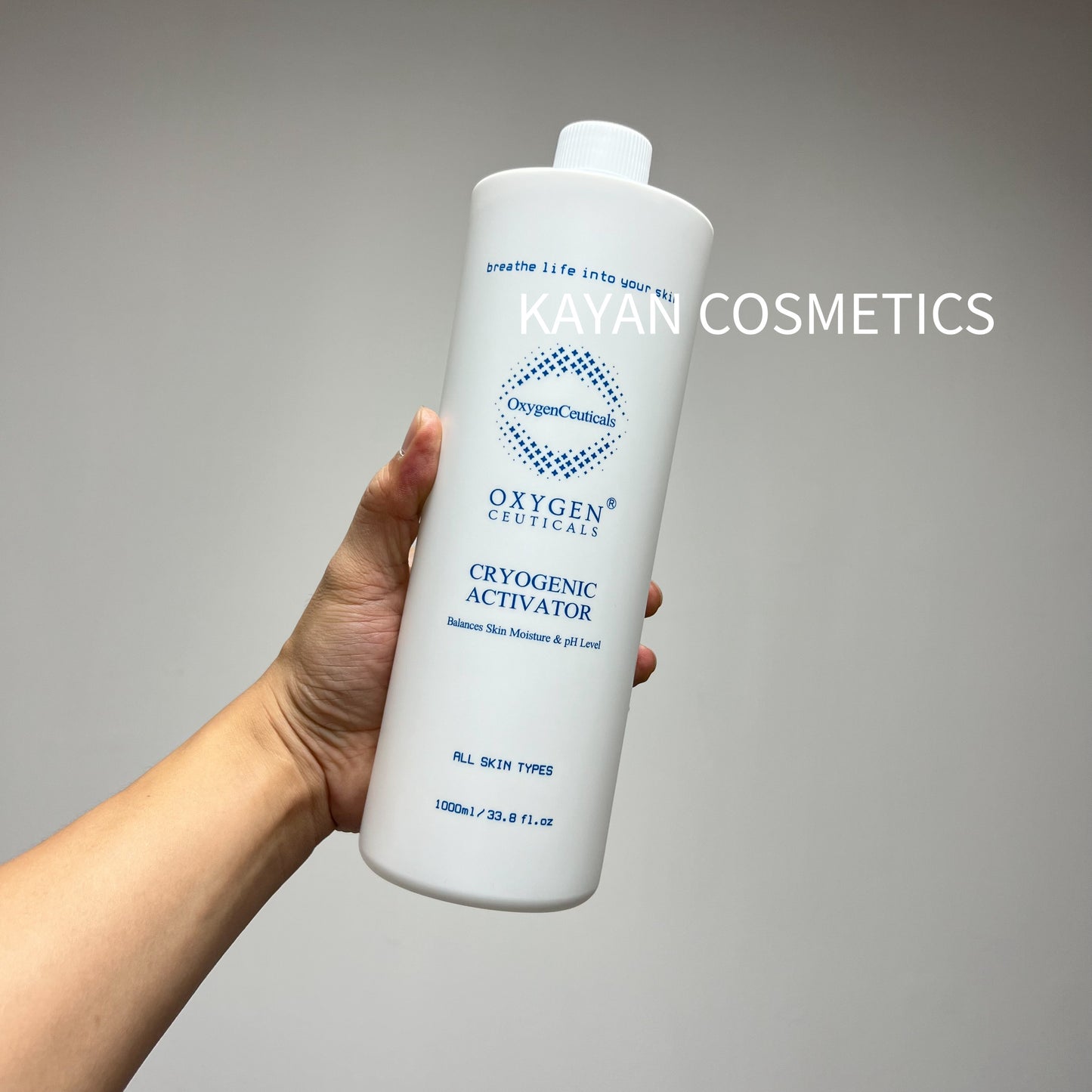 包順豐 韓國 OxygenCeuticals Cryogenic Activator 高溶解氧活膚液 (1L) 1000ml Oxygen Ceuticals