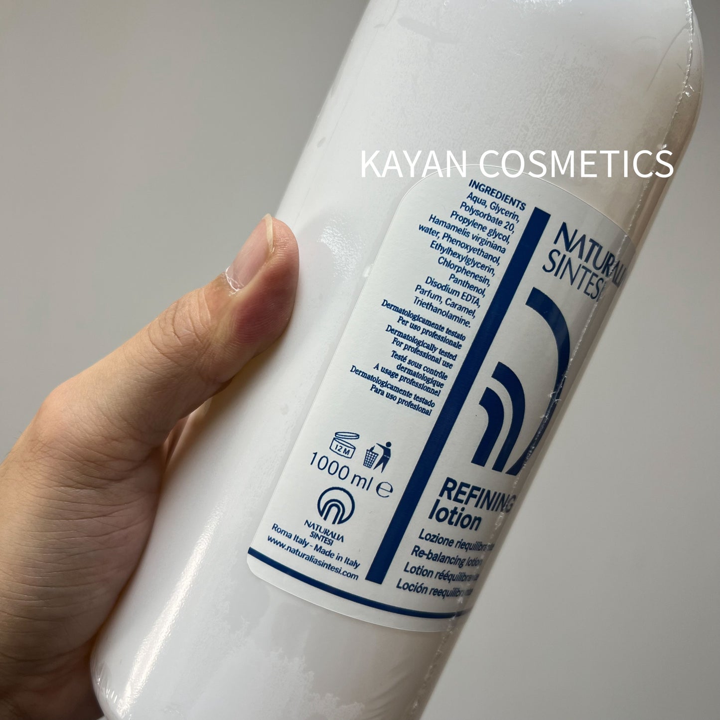 包順豐 貝嘉文 Naturalia 6738 清爽日夜健膚水1000ml Sintesi  refining lotion 1000ml