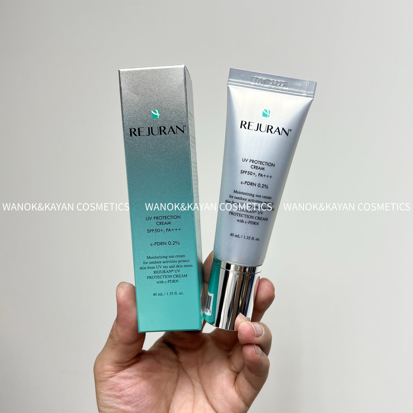 包順豐 韓國 REJURAN 修復防曬霜 40ml 麗珠蘭 防曬霜40ML輕薄清爽不油膩   SPF50+ PA+++ c-PDRN 0.2%