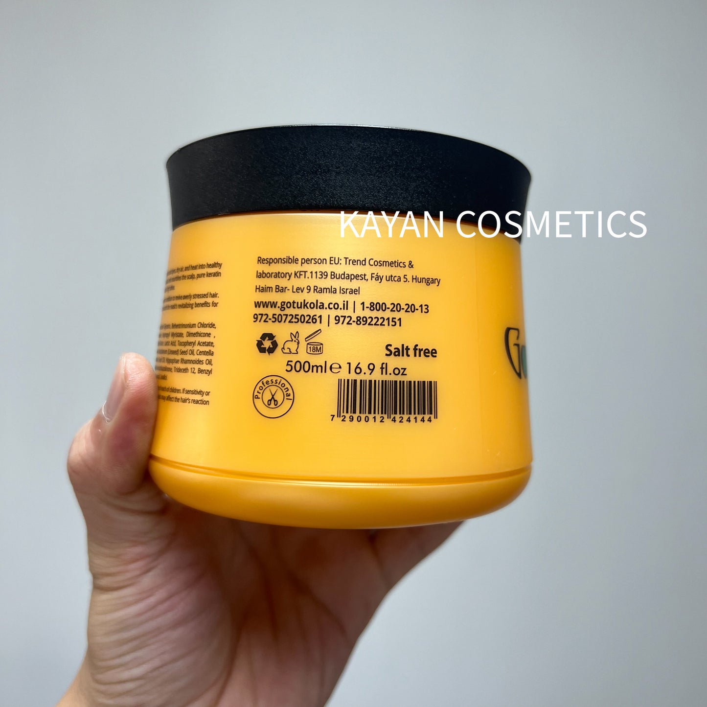 包順豐 Gotukola 柔順亮澤角蛋白髮膜 500ml/ Gotukola 1分鐘煥活髮根髮膜 500ml Gotukola Hair Mask