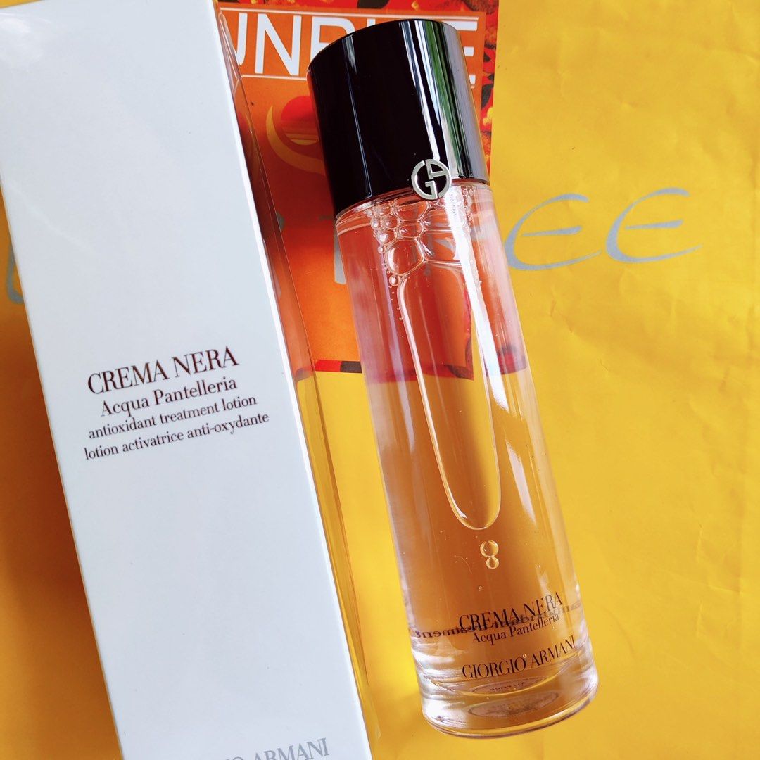包順豐 Armani 阿瑪尼 粉水 黑曜石至臻賦活保濕精華水 150ml CREMA NERA Acqua Pantelleria lotion GIORGIO ARMANI / 阿瑪尼 極致再生水精華