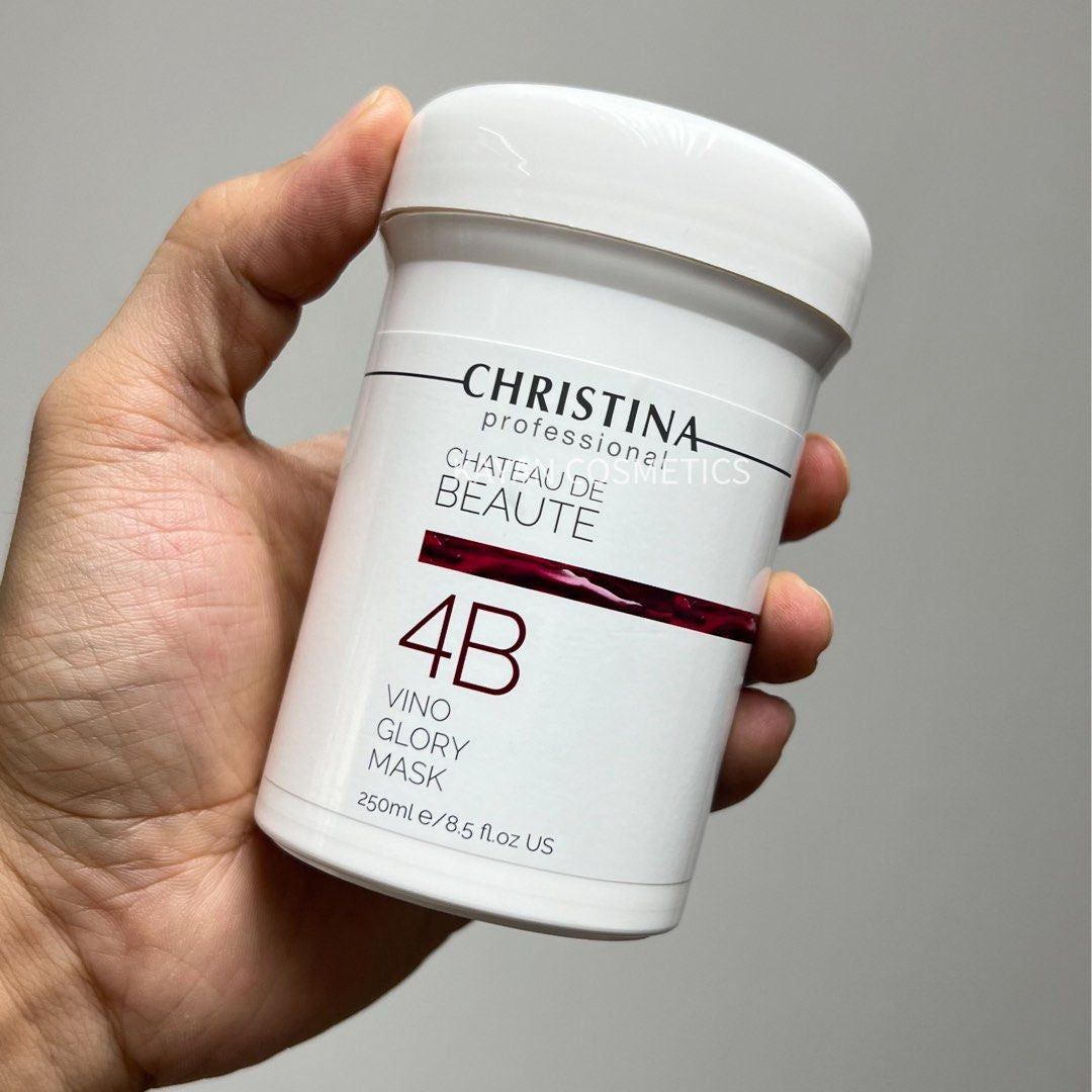日期2027 包順豐 Christina 4B 紅酒緊致紅潤抗衰老面膜  4B VINO GLORY MASK 250ml