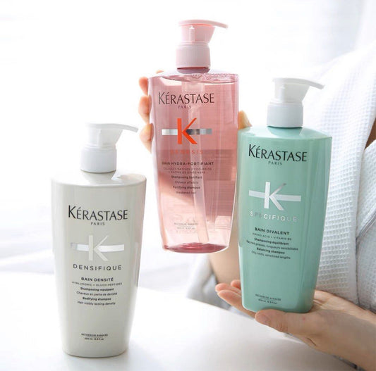 包順豐 kerastase 卡詩 洗頭水 頭皮新雙重功能洗髮水/卡詩白金賦活洗髮水/元氣姜洗髮水 雙重控油無硅油白金賦活豐盈蓬松 DENSIFIQUE BAIN DIVALENT。BAIN HYDRA-FORTIFIANT。GENESIS  BAIN HYDRA-FORTIFIANT。