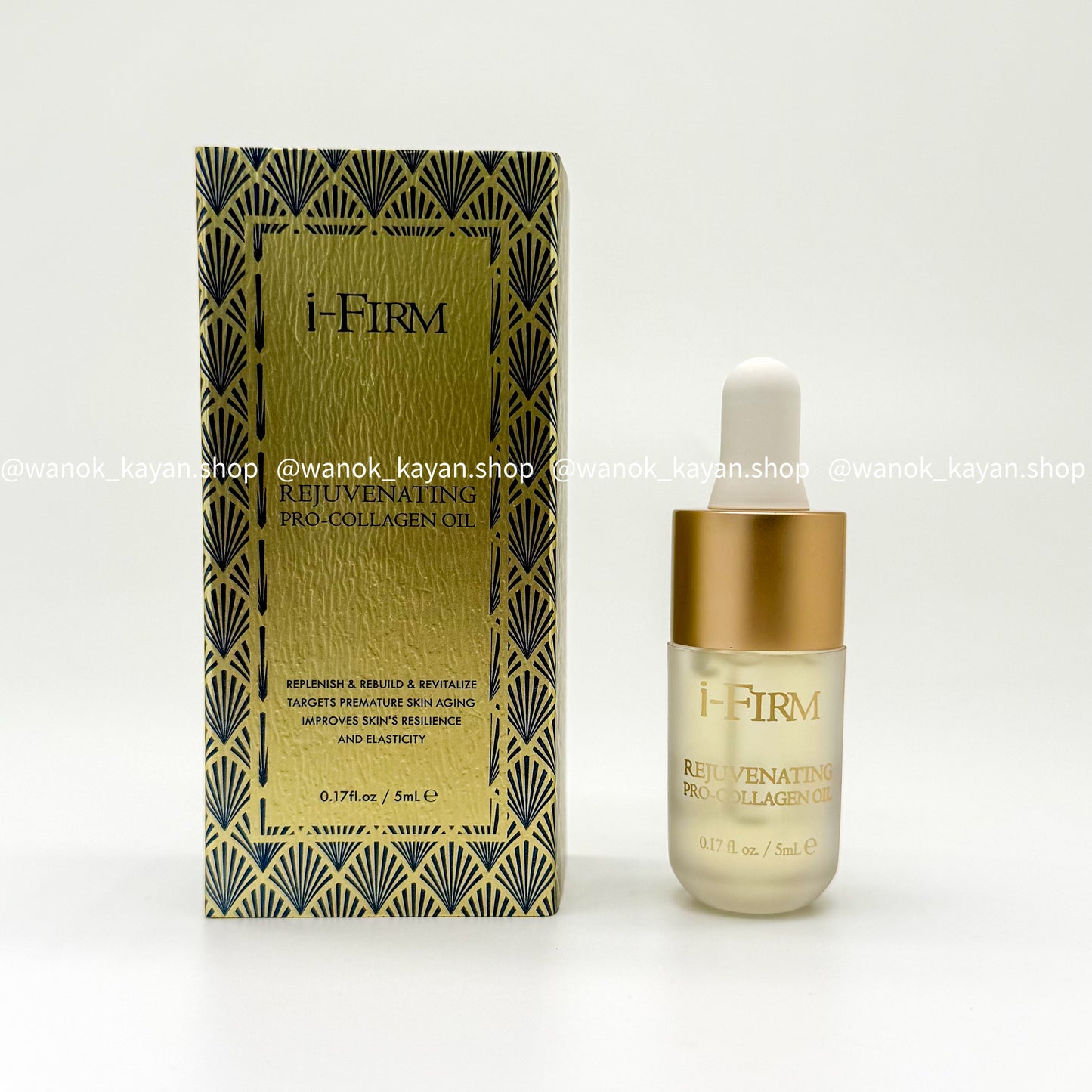 美國 ifirm 魅力黑金骨膠原精華油 5ml i-FIRM REJUVENATING PRO-COLLAGEN OIL iFIRM  i-FIRM 黑金魅力膠原滲透油 Rejuvenating Pro-Collagen Oil 黑金油