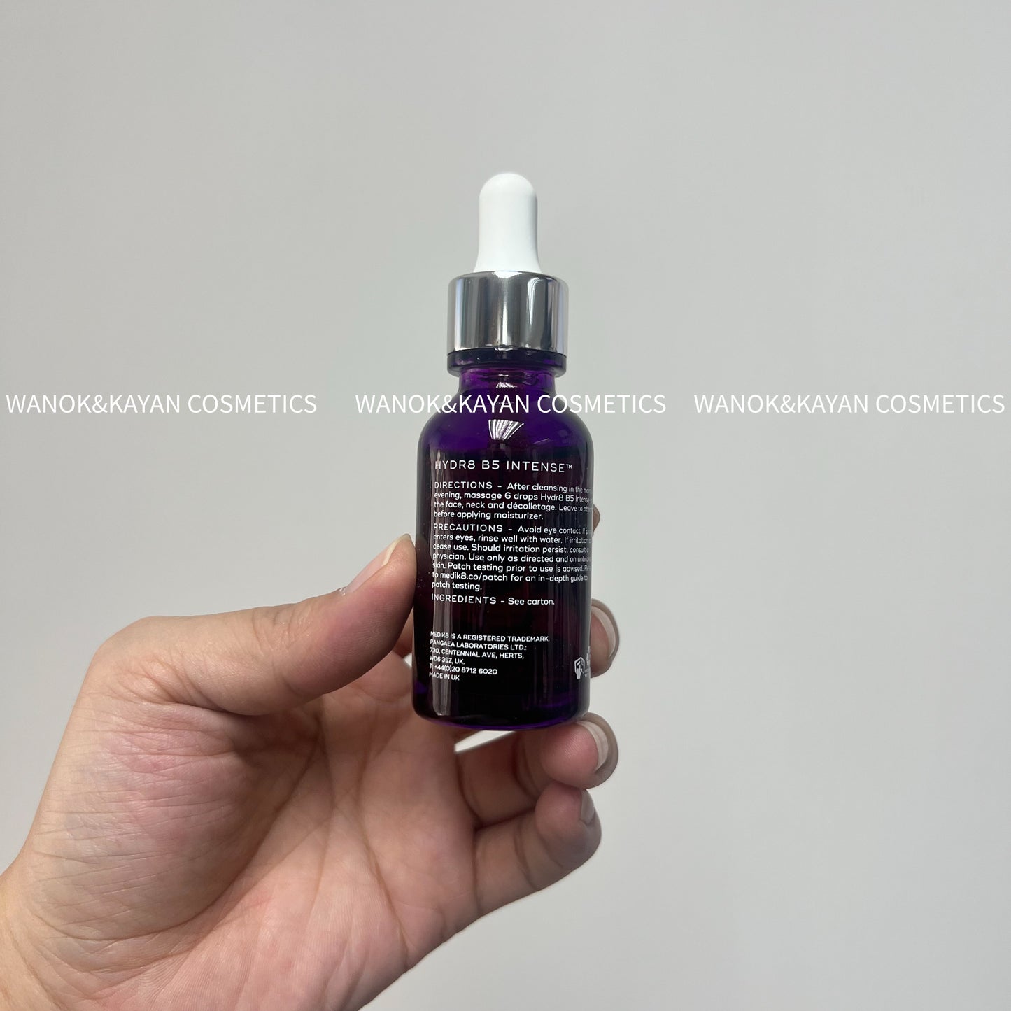 包順豐 Medik8 花青素透明質酸B5保濕精華30ml抗炎緊致 加強版 HYDR8 B5 INTENSE Hyaluronic Acid with NMF Replenish & Boost