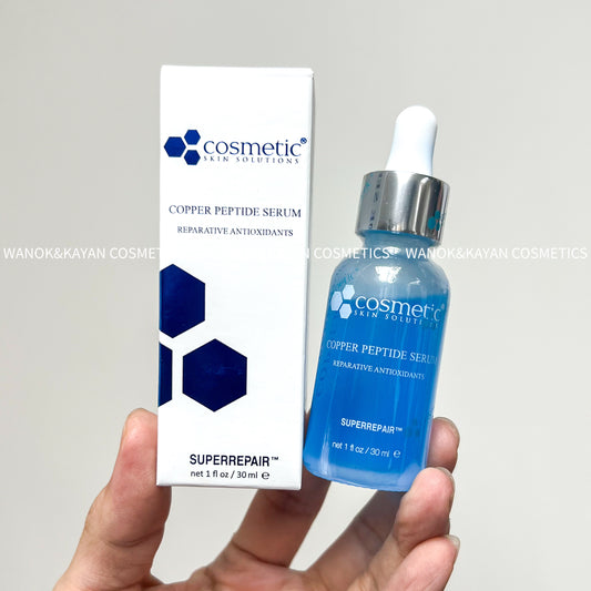 包順豐 cosmetic skin solutions 藍銅勝肽嫩膚精華 。css copper peptide serum 30ml。Cosmetic Skin Solution CsS  藍銅胜肽防敏嫩膚精華