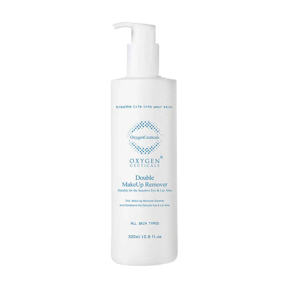 包順豐 韓國 Oxygen Ceuticals Double Makeup Remover 清新注氧雙重潔面卸妝油 320ml OxygenCeuticals Double Makeup Remover