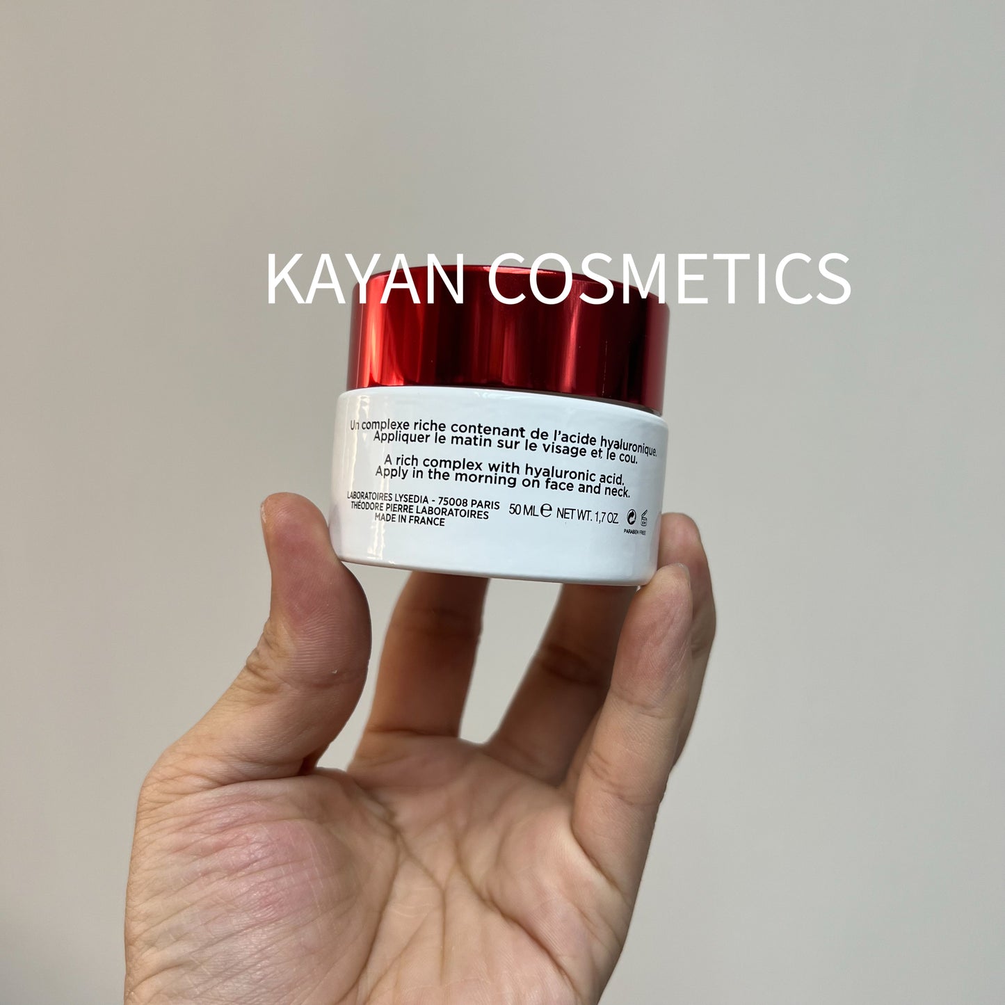 包順豐 法國 Lysedia 麗茜媂婭 紅蔘活膚保濕日晚面霜50ml Lysedia  revitalage CReME DE JOUR REVITALAGE REVITALAGE DAY CREAM