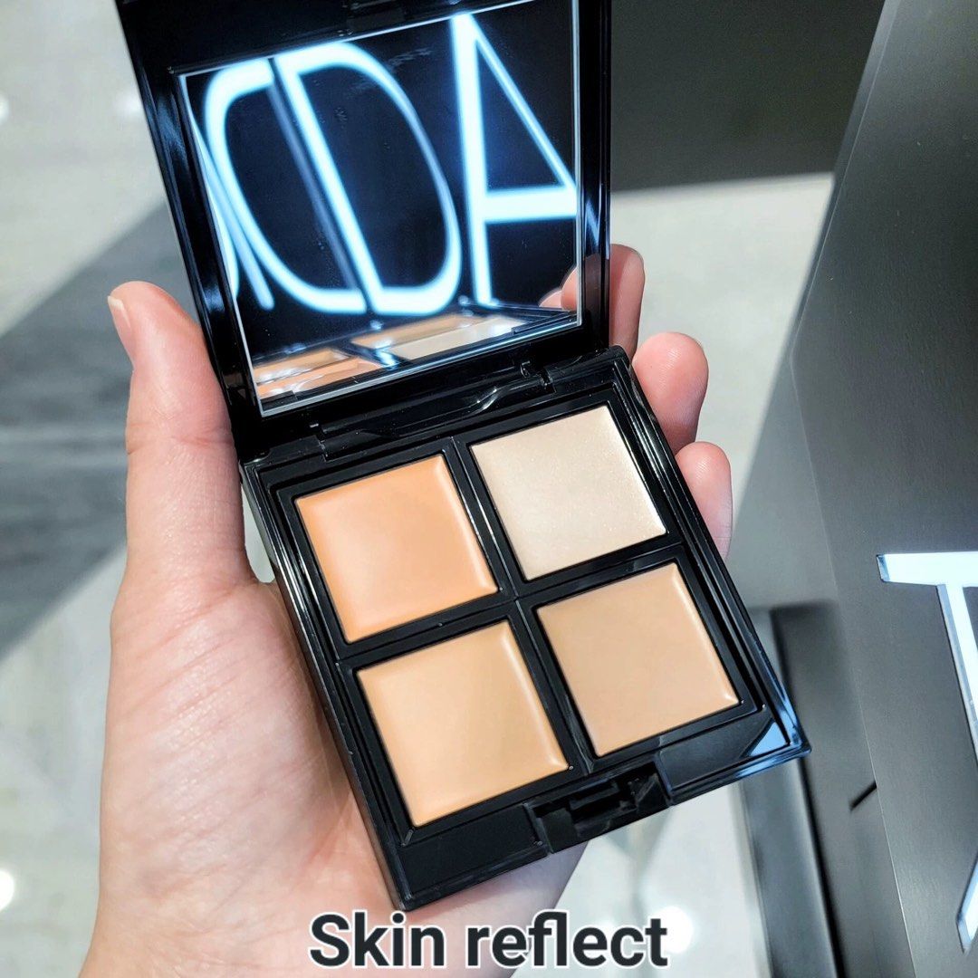 新版 包順豐 Addiction四色高光遮瑕膏遮瑕盤 超滋潤輕薄服帖 ACDICTION TOKYO SKIN REFLECT FRESH CONCEALER Palette Anti-Cernes et Correcteurs