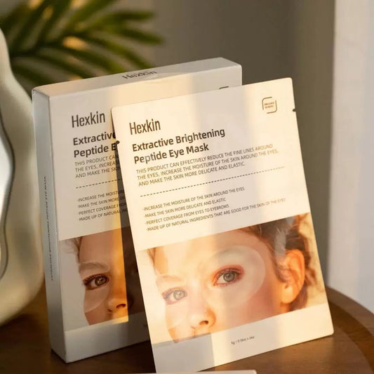 包順豐 HEXKIN 赫詩琴 臻萃煥顏肽眼膜緊致提拉淡化黑眼圈10片 Hexkin Extractive Brightening Peptide Eye Mask
