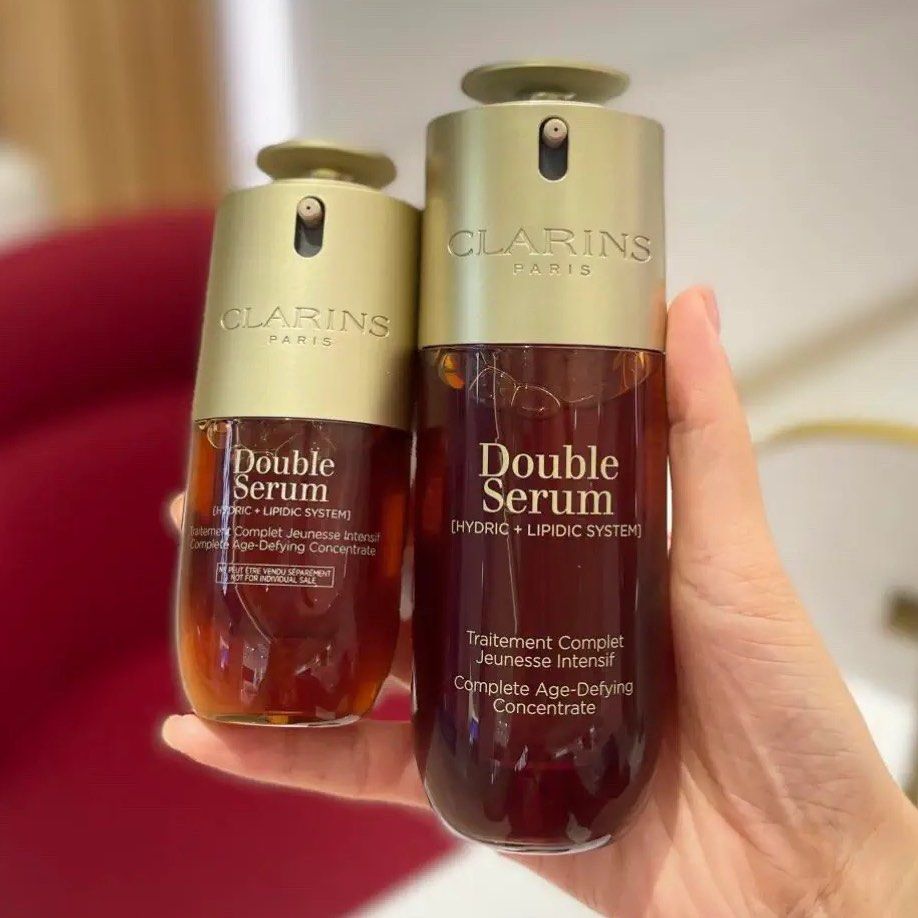2024新版 第九代 包順豐 Clarins 嬌韻詩 雙萃煥活修護精華露20ml CLARINS Double Serum [Hydric + Lipidic System] Traitement Complet Anti-Age Intensif Complete Age Control Concentrate