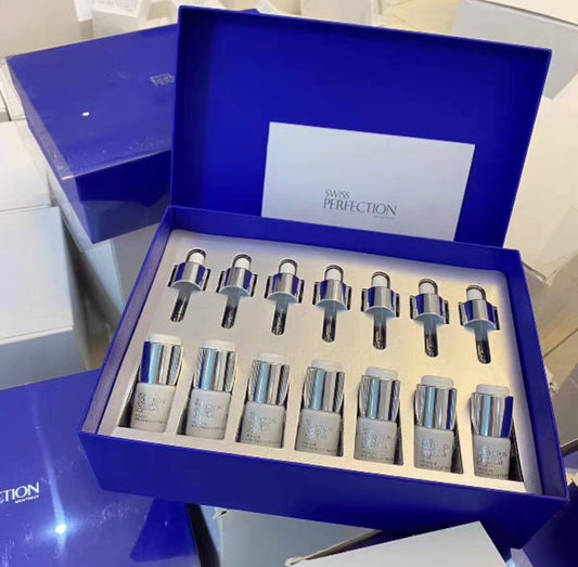 包順豐‼️ 瑞士 瑞珀斐 swiss perfection 柏菲妮 sp牛奶仔安瓶精華液提亮白緊致 （一盒7x6ml）