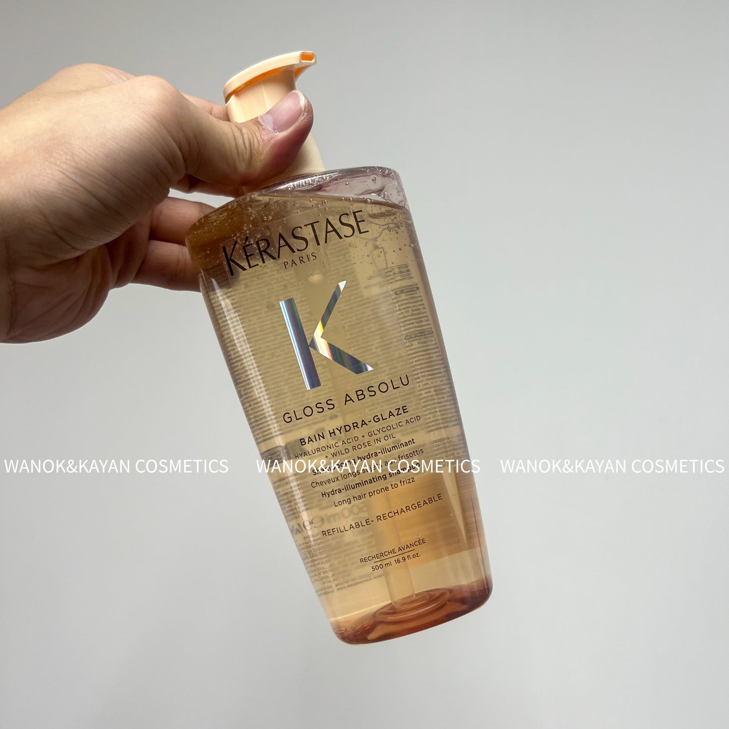 新品 包順豐 卡詩 KERASTASE 釉光玫瑰瑩潤洗髮水500ml 控油補水柔順 K GLOSS ABSOLU BAIN HYDRA-GLAZE