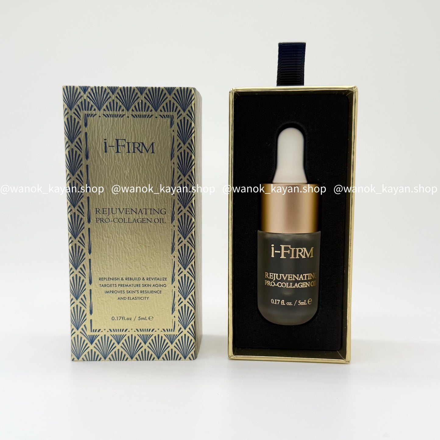 美國 ifirm 魅力黑金骨膠原精華油 5ml i-FIRM REJUVENATING PRO-COLLAGEN OIL iFIRM  i-FIRM 黑金魅力膠原滲透油 Rejuvenating Pro-Collagen Oil 黑金油
