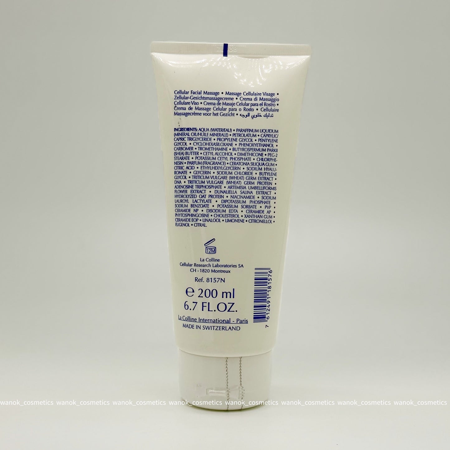 包郵 科麗妍 La Colline 活細胞面部按摩膏200ml 8157N Cellular Facial Massage Crea