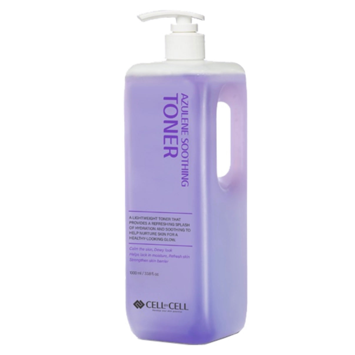 韓國醫學美容品牌 Cell by Cell 推出的 甘菊藍舒緩爽膚水 1000ml Azulene Soothing Toner
