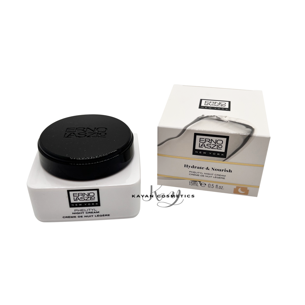 包順豐 Erno Laszlo 奧倫納素 豆腐霜活力潤澤晚霜滋潤保濕維穩敏感肌面霜 Hydrate & Nourish
PHELITYL NIGHT CREAM 15ML