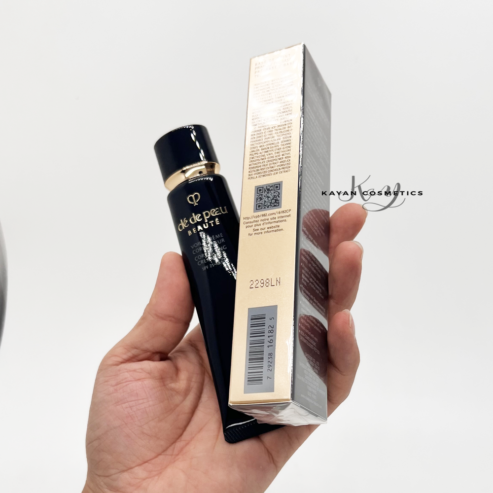 包順豐 日本 cle de peau Beaute CPB肌膚之鑰 長管滋潤妝前隔離乳遮瑕控油養膚均勻膚色持久控油黑管隔離VOILE CREME CORRECTEUR
 CORRECTING CREAM VEIL
SPF 25PA+ 37ml