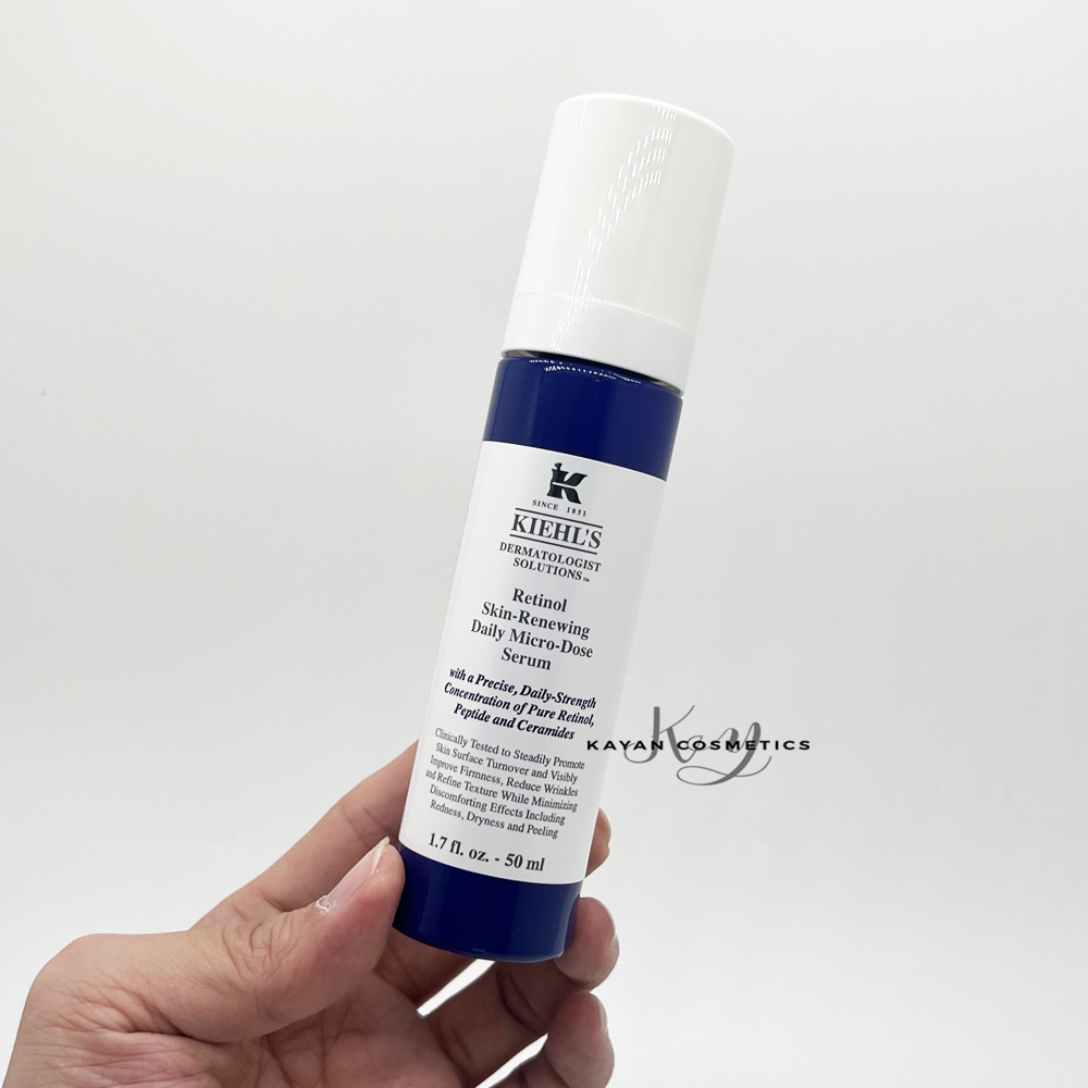 包順豐 Kiehl's 科顏氏 A醇精華乳Retinol Skin-Renewing Daily Micro-Dose Serum 50ml 視黃醇抗老淡細紋美白緊致醫學淡紋緊緻再生精華 Kiehls
