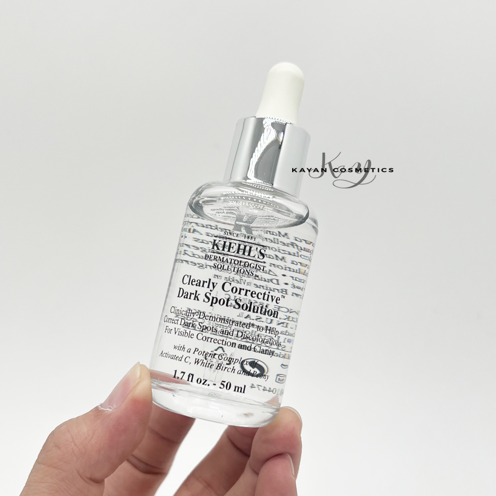 包順豐 Kiehl's 科顏氏 Clearly Corrective Dark SpotSolution美白淡斑精華 集煥白均衡亮膚淡斑精華50ml美白淡印  醫學淡紋緊緻再生精華A醇精華乳 Kiehls