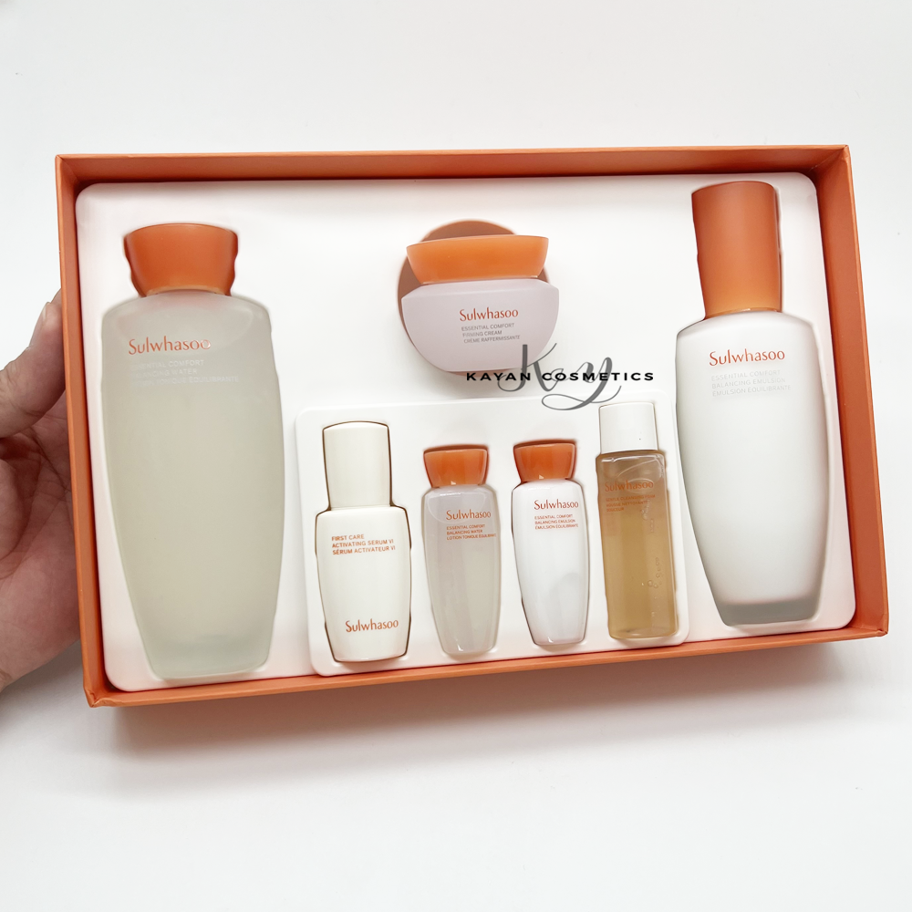 包順豐 雪花秀 Sulwhasoo 滋盈滋陰水乳兩件套裝套盒 去黃保濕提亮