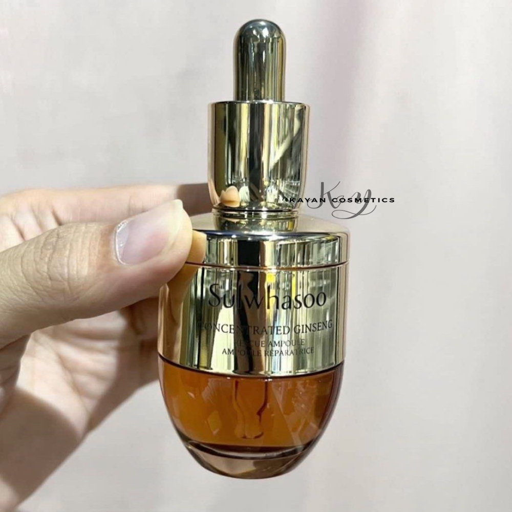 包順豐 Sulwhasoo 雪花秀 滋陰生人參煥顏高效精華液20g Concentrated Ginseng Rescue
Ampoule 紓緩 修復肌膚狀態人參安瓶舒緩肌膚精華＃速效改善脆弱肌 Sulwhasoo皇牌雪花秀