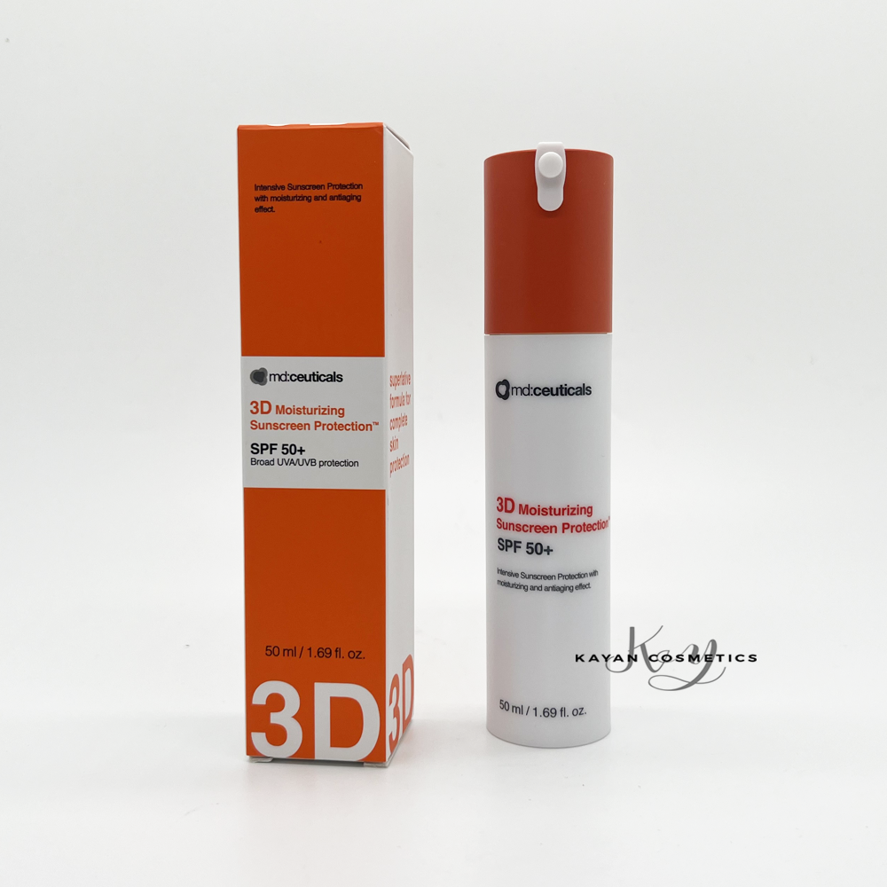 包順豐 英國 md:ceuticals 3D純物理防曬霜 SPF50+50ml   mdceuticals 全物理抗氧防曬霜 3D Moisturizing Sunscreen Protection SPF50+ md ceuticals