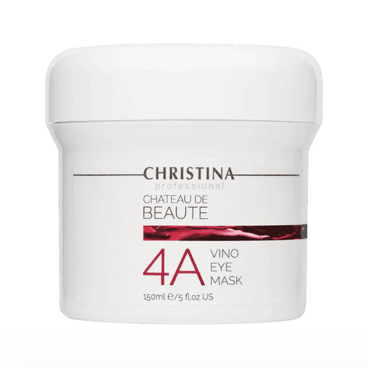 日期2028/02 包順豐 christina 科蘊蘭 紅酒4A眼膜紅酒4A眼膜紅酒緊致淡細紋眼膜 CHATEAU DE BEAUTE 4A VINO EYE MASK 150ml