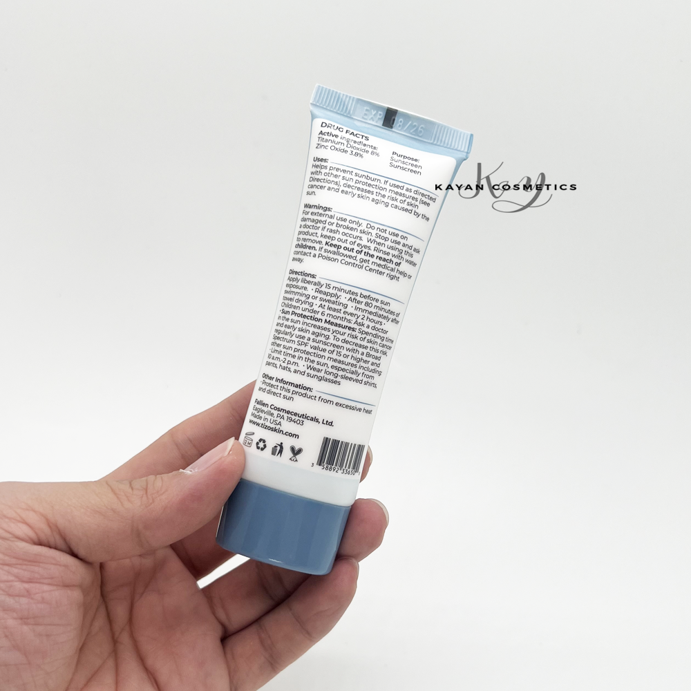 包順豐 章小蕙推薦美國 Tizo2 物理防曬霜 SPF40防紫外線隔離敏感肌孕婦可用50g PRIMER /SUNSCREEN Non-Tinted FACIAL
MINERAL SUNSCREEN