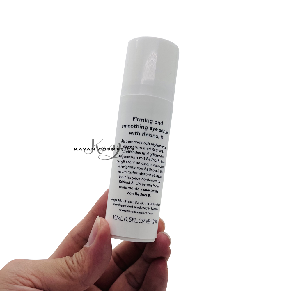 包順豐！！VERSO 5 JE SUPER
EYE SERUM WITH RETINOL 8倍抗老眼部精華抗皺緊致8倍視黃醇精華15ml