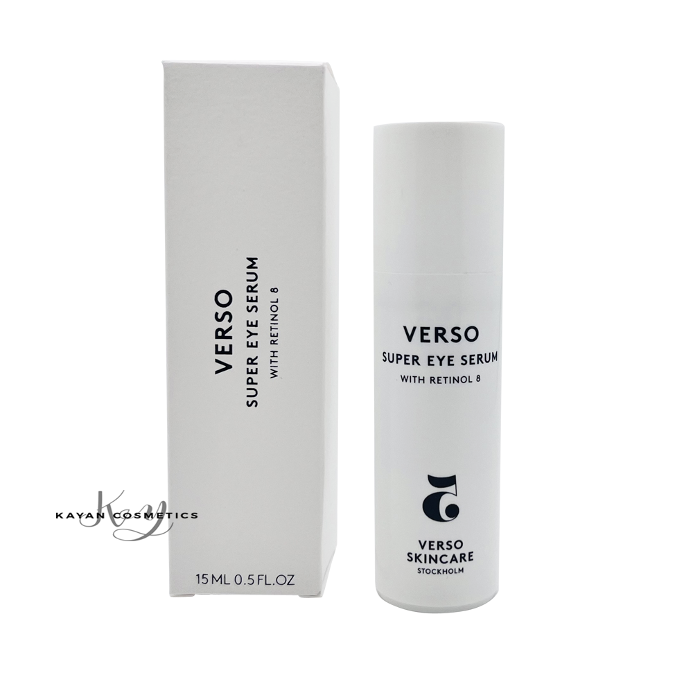 包順豐！！VERSO 5 JE SUPER
EYE SERUM WITH RETINOL 8倍抗老眼部精華抗皺緊致8倍視黃醇精華15ml