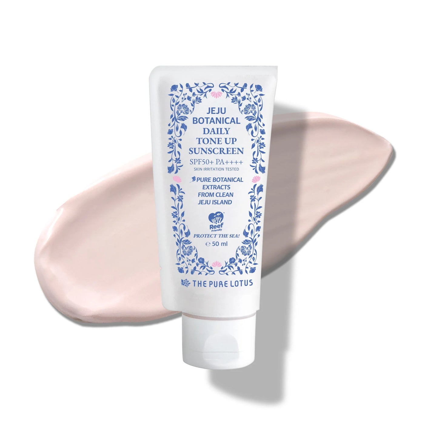 韓國 THE PURE LOTUS 濟州植物每日提亮防曬霜50ml Jeju Botanical Daily Tone Up Sunscreen