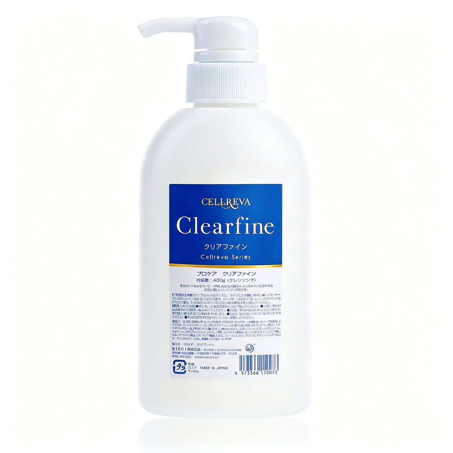 日本 cellreva Clearfine 銀座 Cellreva 幹細胞膠原蛋白卸妝啫喱 洗面奶卸妝乳 Clearfine CELLPR Clearfine CLUSAZAZ ￼細胞膠原蛋白卸妝凝膠400ML