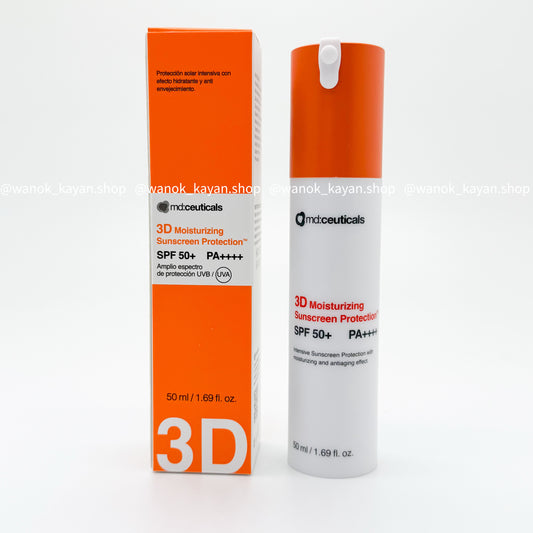 10/29日期英國 md:ceuticals 3D純物理防曬霜 SPF50+50ml   mdceuticals 全物理抗氧防曬霜 3D Moisturizing Sunscreen Protection SPF50+ md ceuticals
